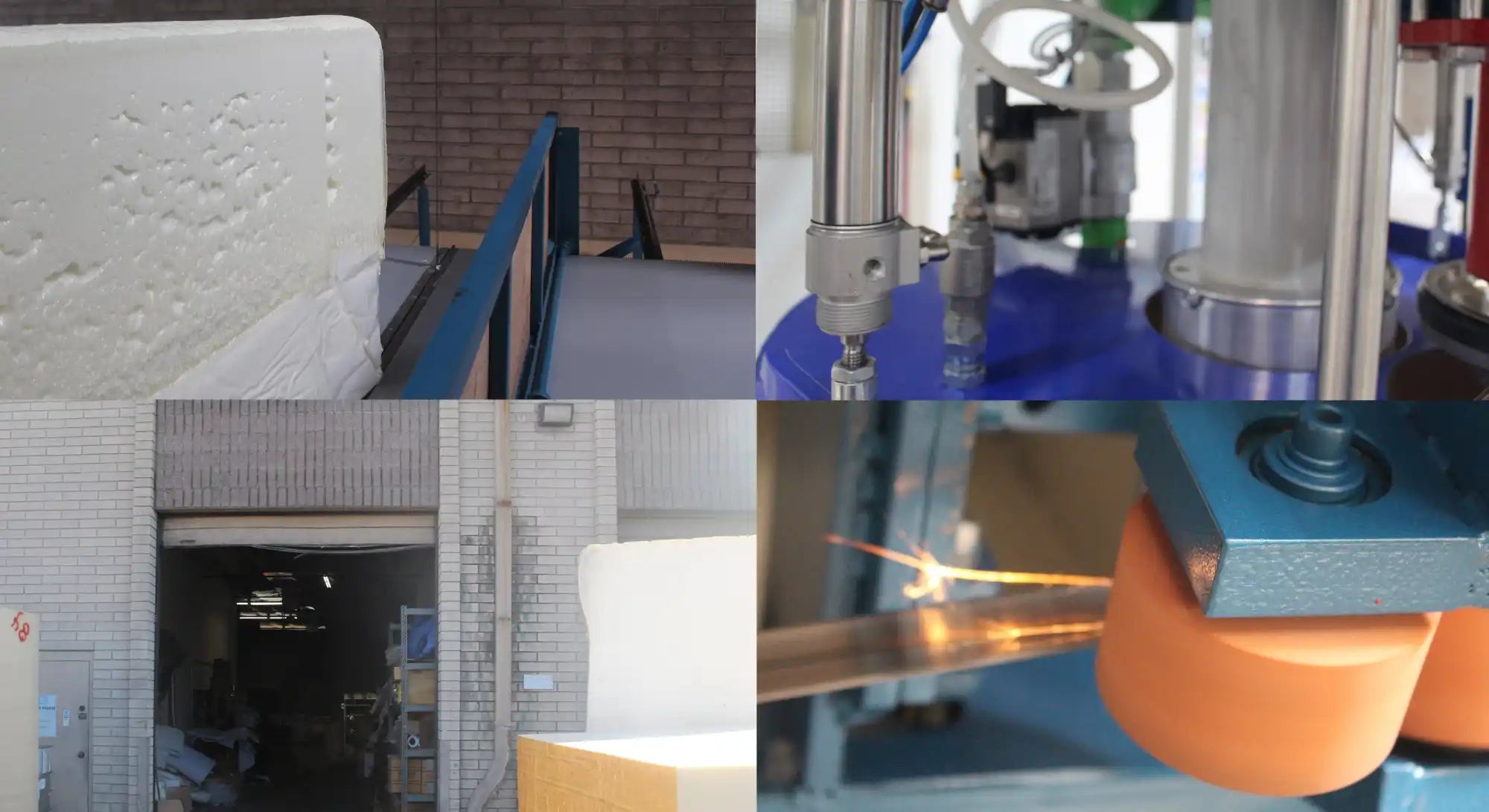 Manufacturing and industrial scenes.