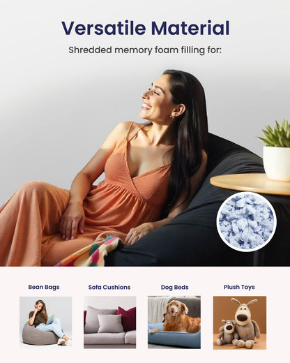 Shredded Memory Foam Filling
